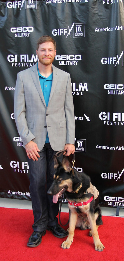 Baity and Service Dog 